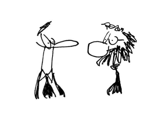 Ein Selbstportrait von Elias Hauck und Dominik Bauer
